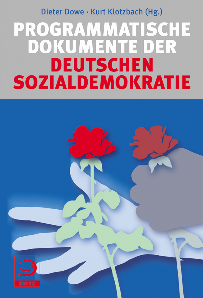 Programmatische Dokumente der deutschen Sozialdemokratie Buch-Cover von »Programmatische Dokumente der deutschen Sozialdemokratie«