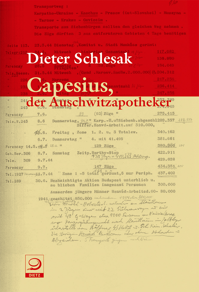 Capesius, der Auschwitzapotheker Buch-Cover von »Capesius, der Auschwitzapotheker«