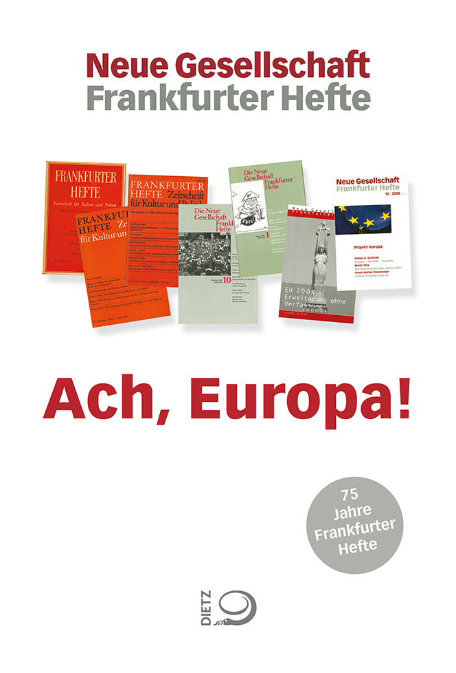 Ach, Europa! Buch-Cover von »Ach, Europa!«