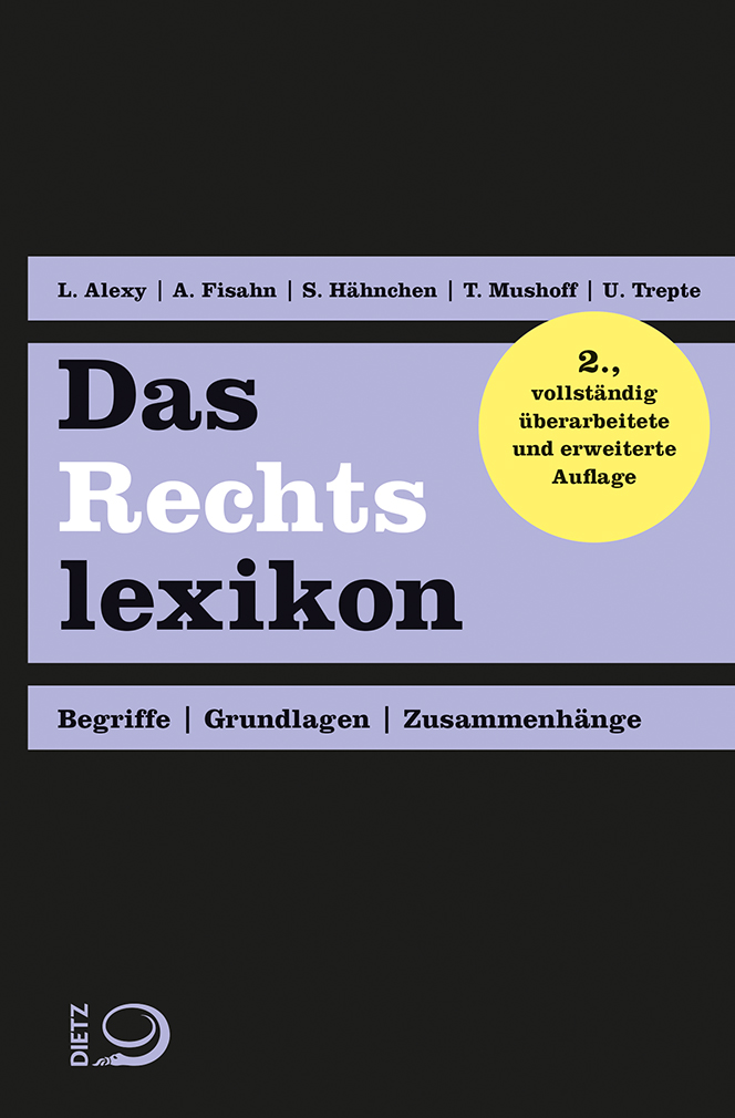 Das Rechtslexikon, 2. Auflage Buch-Cover von »Das Rechtslexikon, 2. Auflage«
