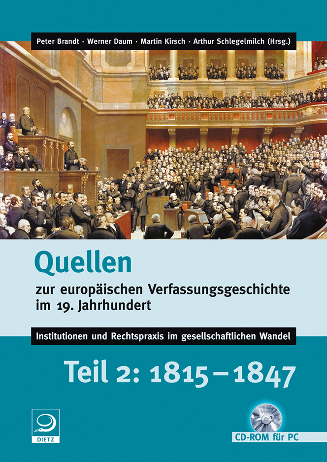 Quellen zur europäischen Verfassungsgeschichte im 19.Jahrhundert Buch-Cover von »Quellen zur europäischen Verfassungsgeschichte im 19.Jahrhundert«