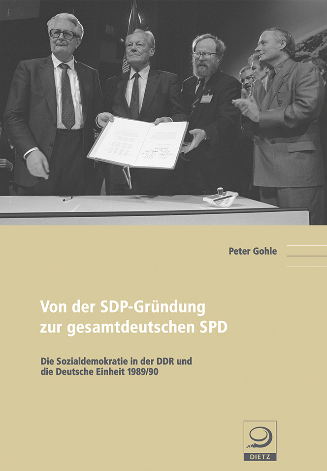 Von der SDP-Gründung zur gesamtdeutschen SPD Buch-Cover von »Von der SDP-Gründung zur gesamtdeutschen SPD«