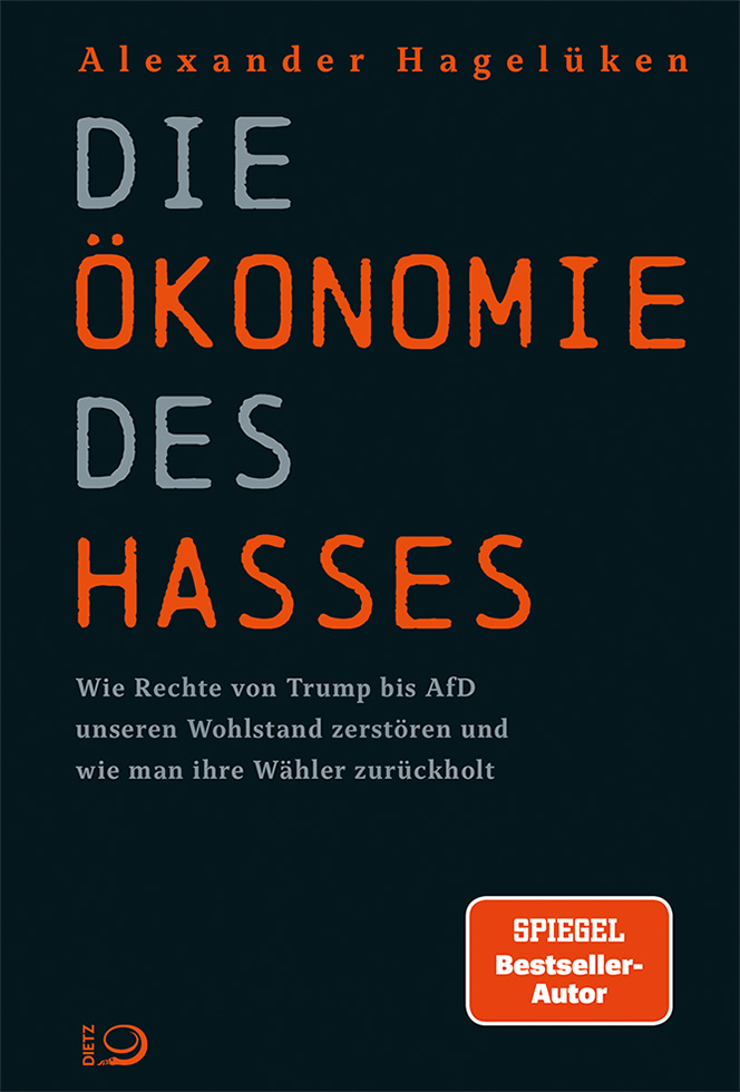 Die Ökonomie des Hasses Buch-Cover von »Die Ökonomie des Hasses«