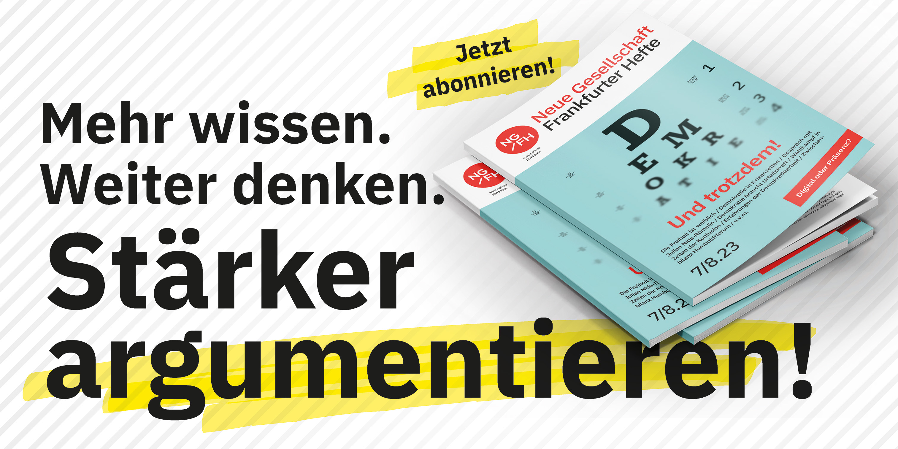 Bebilderung der Meldung »Relaunch unserer Zeitschrift